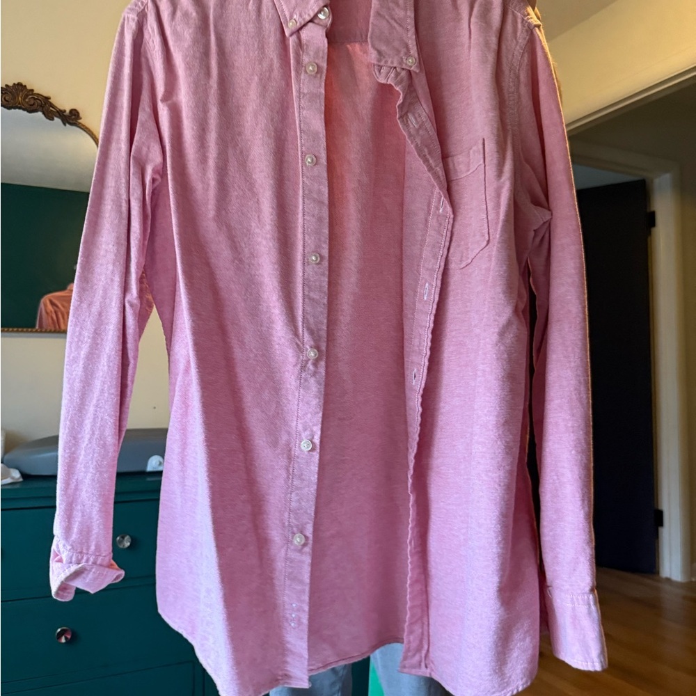 Pink Button-Up Shirt